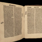 1520 Thomas Aquinas 1ed BIBLE & Commentary Gospel Matthew Catena Aurea Incunable