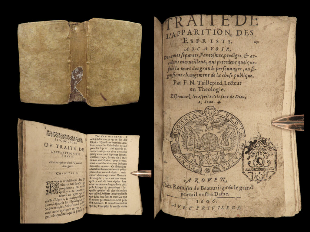 1606 taillepied on ghosts witches incubus angels occult nightmares witchcraft | noel taillepied was a 16<sup>th</sup>-century french author best-remembered for his book on supernatural and extraordinary phenomena. “<em>treatise on ghosts</em>” was published early in the 17<sup>th</sup>-century and <strong>proved to be one of the best works of its kind</strong>. In fact, it was so popular that was reprinted even into the 20<sup>th</sup>-century. While it is filled with ghost stories of all kinds, one of the best is a section on the witch of endor. Taillepied also <strong>describes angels, demons, and other biblical entities and characters, nightmares and incubus hauntings, and so much more! </strong>