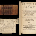 1754 Charlevoix JAPAN 1ed Jesuit Voyages TOKYO Maps Ships FAMOUS Korea China 6v