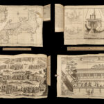1754 Charlevoix JAPAN 1ed Jesuit Voyages TOKYO Maps Ships FAMOUS Korea China 6v