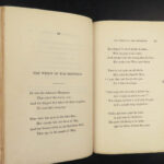 1842 EXQUISITE 1st ed Henry Wadsworth Longfellow Ballads & Poems Excelsior RARE