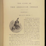 1887 American INDIANS 1ed Prehistoric Tribes Pocahontas Pontiac Columbus Navajo