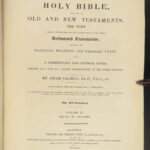 1844 Holy Bible w/ Adam Clarke Commentary Methodist MAPS 6v SET Antichrist