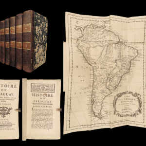 1757 History of Paraguay 1ed Charlevoix NEGRO SLAVERY Jesuit Voyages MAPS 6v