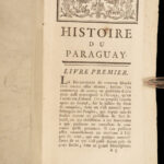 1757 History of Paraguay 1ed Charlevoix NEGRO SLAVERY Jesuit Voyages MAPS 6v