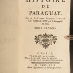 1757 History of Paraguay 1ed Charlevoix NEGRO SLAVERY Jesuit Voyages MAPS 6v