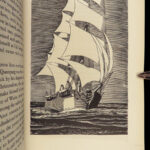 1937 Moby Dick Herman Melville Whaling Voyage Rockwell Kent Illustrated ART