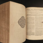 1585 John Calvin Institutes Christian Religion Geneva Bible Catechism Reformed