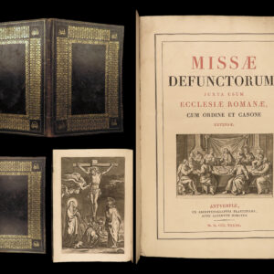 1837 Requiem Mass RARE FOLIO Missa Defunctorum Catholic Church Music Chant Hymns