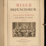 1837 Requiem Mass RARE FOLIO Missa Defunctorum Catholic Church Music Chant Hymns