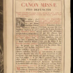 1837 Requiem Mass RARE FOLIO Missa Defunctorum Catholic Church Music Chant Hymns