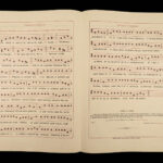 1837 Requiem Mass RARE FOLIO Missa Defunctorum Catholic Church Music Chant Hymns