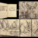 1876 Alice in Wonderland Lewis Carroll Tenniel Illustrated Fantasy Classic