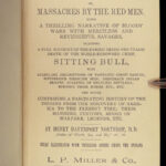 1891 Indian Horrors 1ed Native American Massacres Sitting Bull Illustrated WARS