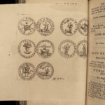 1690 Numismatics 1ed COINS Bizot Holland Medals Naval Battle Ships England Kings