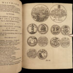 1690 Numismatics 1ed COINS Bizot Holland Medals Naval Battle Ships England Kings