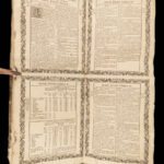 1750 UNUSUAL FOLIO 1ed Musanti Tabula Chronologica Rome Popes Constantinople