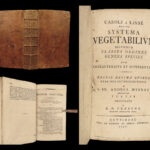 1797 BOTANY Carl Linnaeus Systema Vegetabilium Andrea Murray Plants Medicine