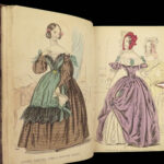 1838 FASHION 1ed Ladies Magazine Costume Dress Color Illustrated Queen Victoria