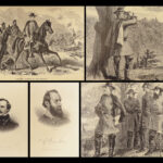 1871 Robert E Lee 1st ed Civil War Military Confederate Army Illustrated CSA Map