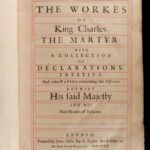 1662 King Charles I 1st FOLIO ed Eikon Basilike England Martyr English Civil War