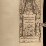 1629 Celtic France 1ed GALLIA Geography Louis XIII Respublica de Laet Elzevier