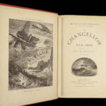 1875 Jules Verne 1ed Wreck of the Chancellor + Martin Paz French Hetzel Voyages