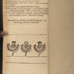 1682 SCOTLAND Laws of Scottish Parliament Politics Edinburgh RARE Witchcraft