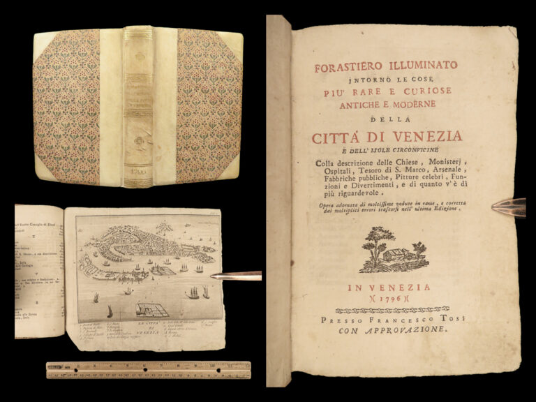 Image of 1796 Albrizzi VENICE Travel Venetian Italy Art Illustrated MAPS Forastiero RARE
