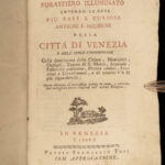1796 Albrizzi VENICE Travel Venetian Italy Art Illustrated MAPS Forastiero RARE