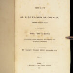 1830 Saint Jane Frances Chantal Catholic Nun Care for Poor Sick Prayers Coombes