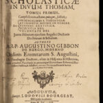 1669 IRISH Gibbon de Burgo Thomism Scholastica Counter Reformation Aquinas RARE