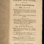 1760 Practical Surveyor Land Survey Geometry Illustrated Perspective Wyld Maps