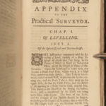 1760 Practical Surveyor Land Survey Geometry Illustrated Perspective Wyld Maps