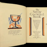 1930 Savoy Cocktail 1ed Craddock Liquor Alcohol Recipes Prohibition Art Deco