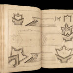 1645 Military Architecture 1ed FORTS Andreas Cellarius War Defenses Star Forts Vellum