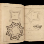 1645 Military Architecture 1ed FORTS Andreas Cellarius War Defenses Star Forts Vellum