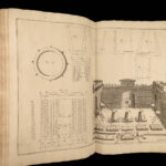1645 Military Architecture 1ed FORTS Andreas Cellarius War Defenses Star Forts Vellum