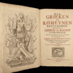 1686 GREEK & ROMAN Military Dutch Netherlands Wars Elephants Woodcuts Paffenrode