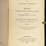 1840 DOGS Naturalists Jardine Mammalia Canine Wolves Fox Illustrated Veterinary