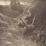 1887 FOLIO Rime of Ancient Mariner Coleridge Gustave Dore & Paton Illustrated