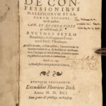 1591 Confessions of WITCHES & WARLOCKS Demons TORTURE Trier Witch Trial Binsfeld