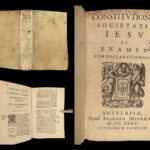 1635 Jesuit Constitutions Saint Ignatius Loyola Society of Jesus Dutch Antwerp