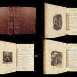 1836 Cottage Holy BIBLE Polyglott Illustrated English KJV Holy Land Maps 2v SET