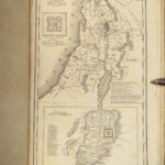 1836 Cottage Holy BIBLE Polyglott Illustrated English KJV Holy Land Maps 2v SET