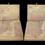 1857 Mitchell School ATLAS 32 MAPS America TEXAS Wild West Confederate South