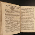 1694 Hippocrates Medicine SECRETS Aphorisms Surgery Galen Genga Commentary Roma