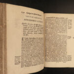 1694 Hippocrates Medicine SECRETS Aphorisms Surgery Galen Genga Commentary Roma