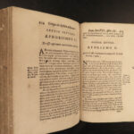 1694 Hippocrates Medicine SECRETS Aphorisms Surgery Galen Genga Commentary Roma