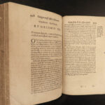 1694 Hippocrates Medicine SECRETS Aphorisms Surgery Galen Genga Commentary Roma